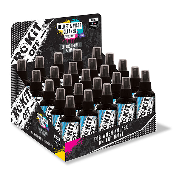 Rokit Off Helmet Visor Clean 75 Ml (Pk25)