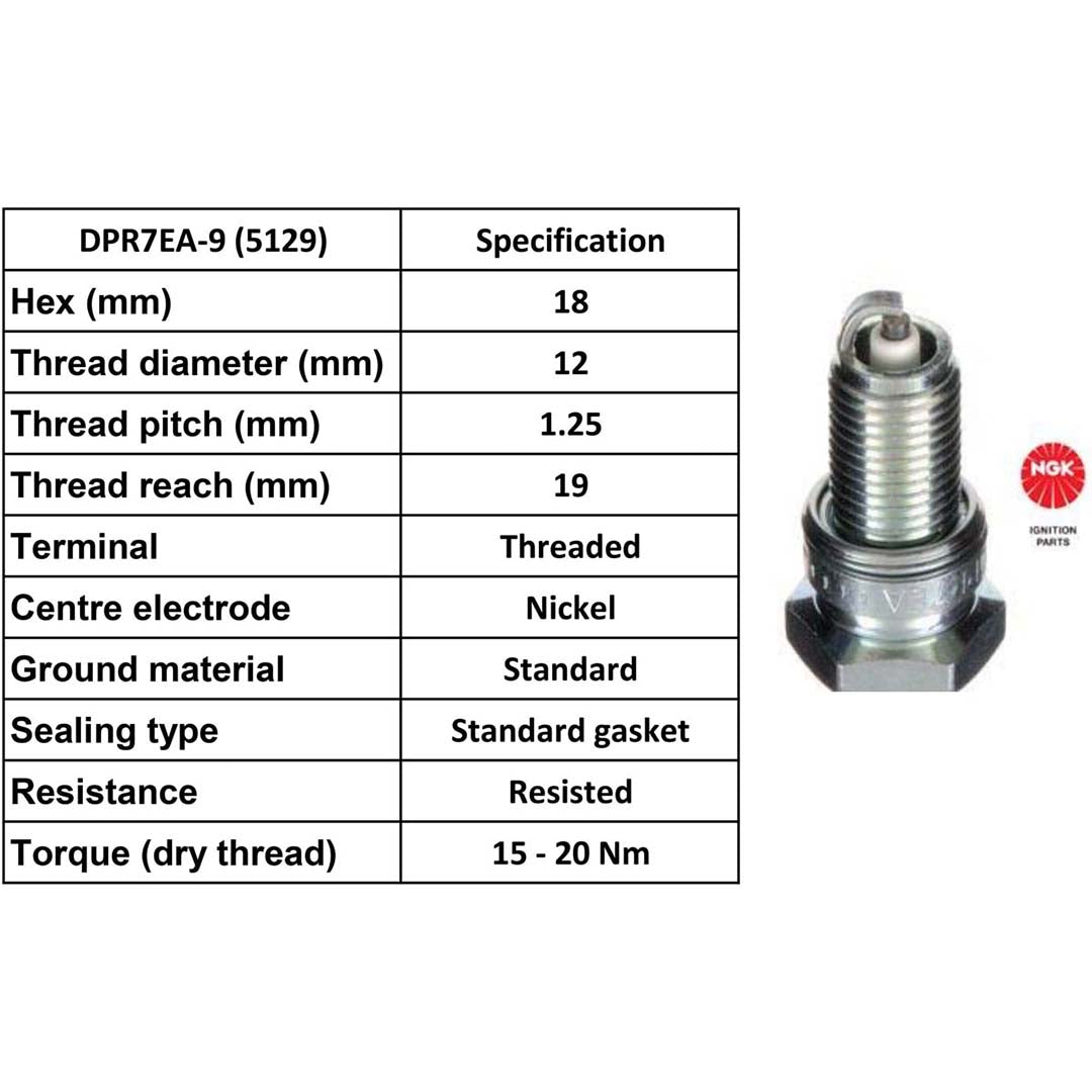 Ngk Spark Plug Dpr7 Ea 9