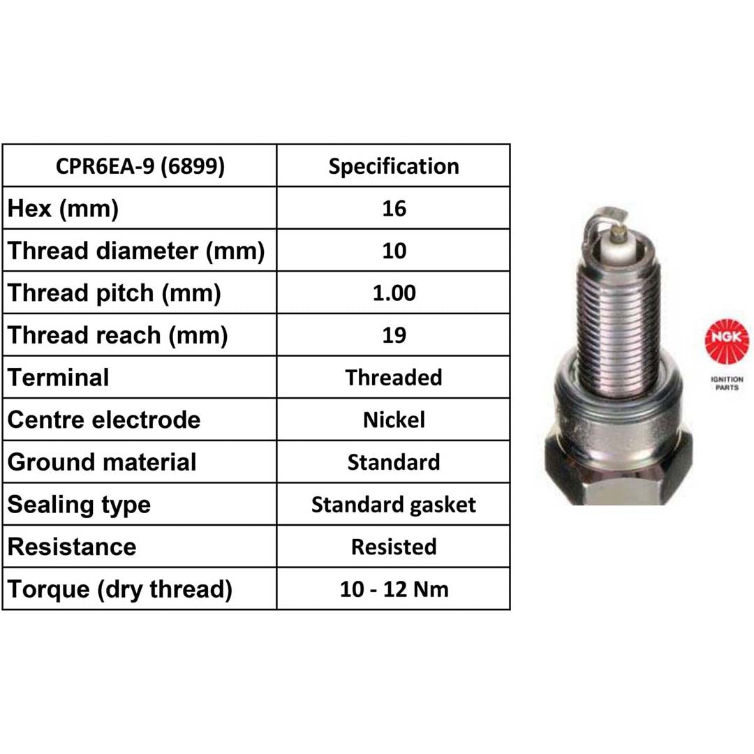 Ngk Spark Plug Cpr6 Ea 9