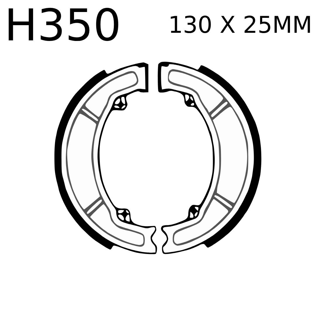 EBC Brake Shoes H350