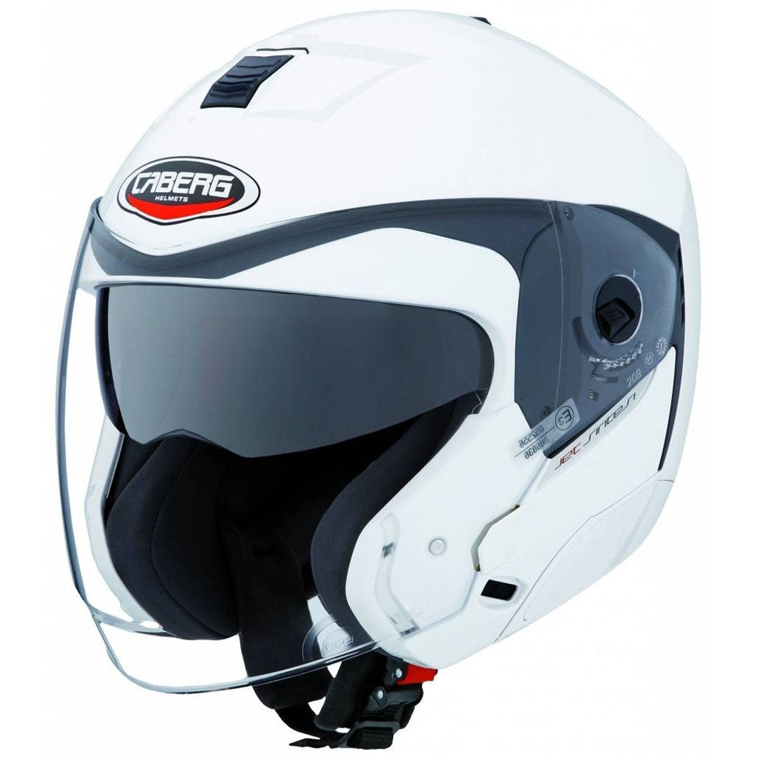 CABERG Jet Sintesi White Helmet