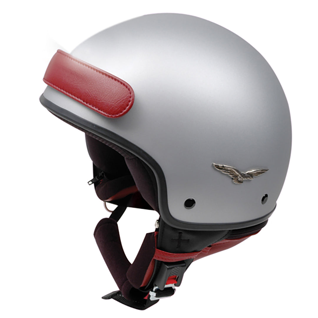 CABERG Freedom Matt - Silver Helmet