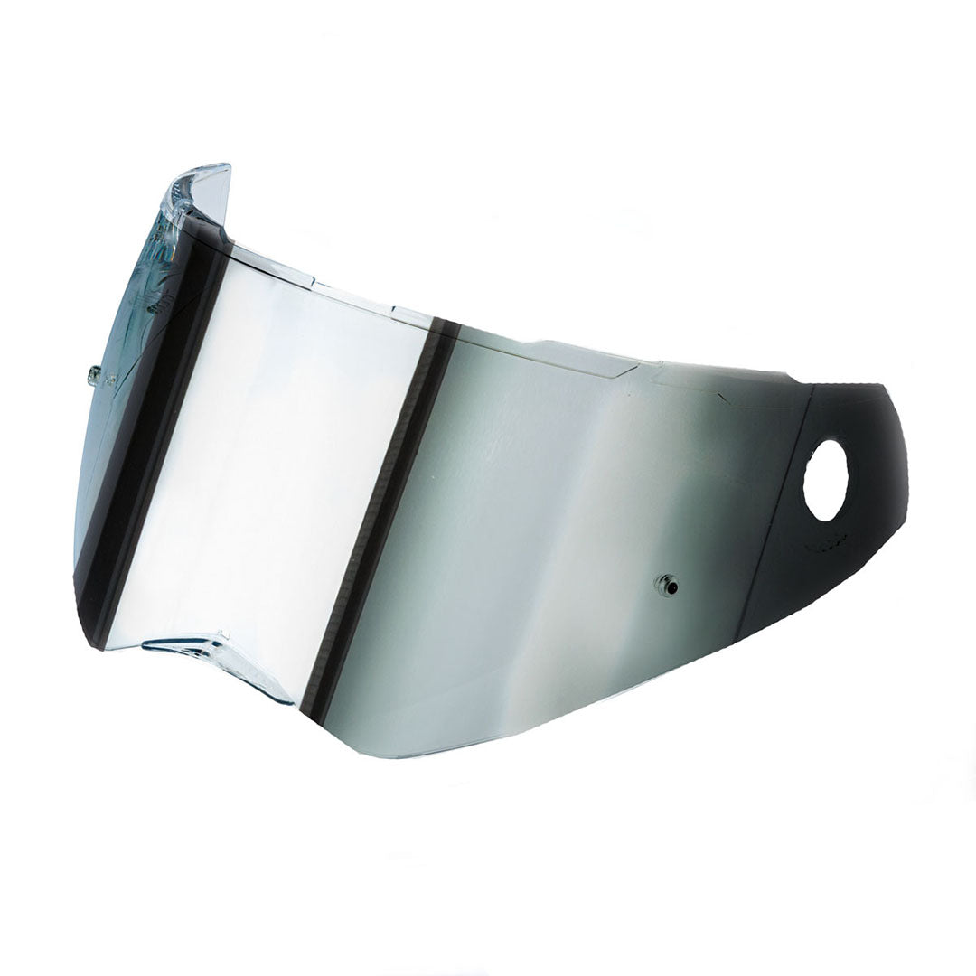 CABERG Droid / Duke Evo Silver Antiscratch Visor With Pins Homologated
