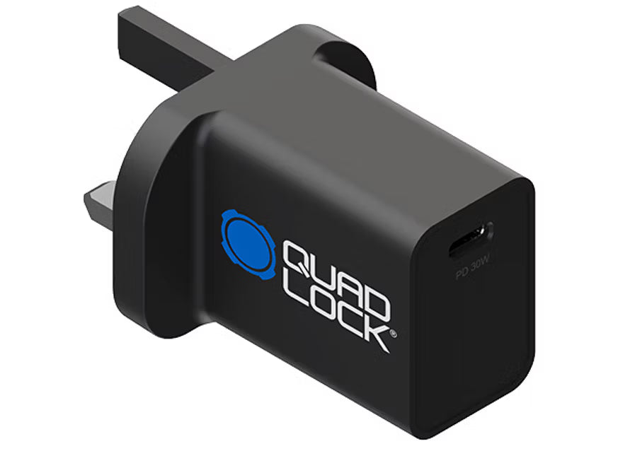 Quad Lock 30W Power Adaptor - UK Standard (Type G)