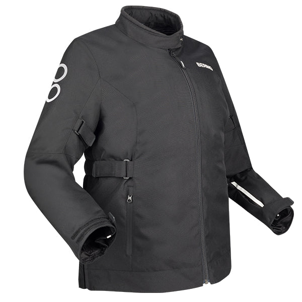 Bering Ladies Pamela Waterproof Textile Jacket Queen Size - Black / White