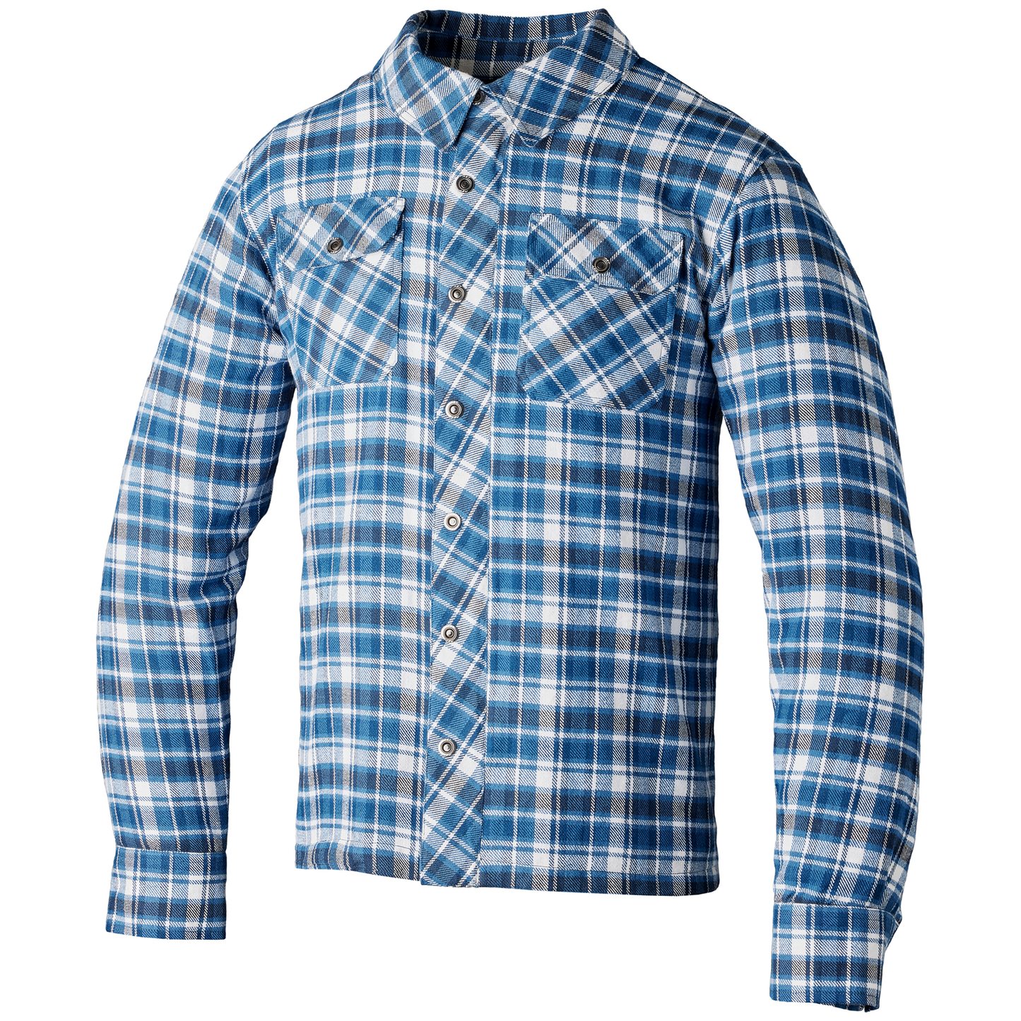 Lumberjack CE Mens Textile Shirt - Blue / Grey Check