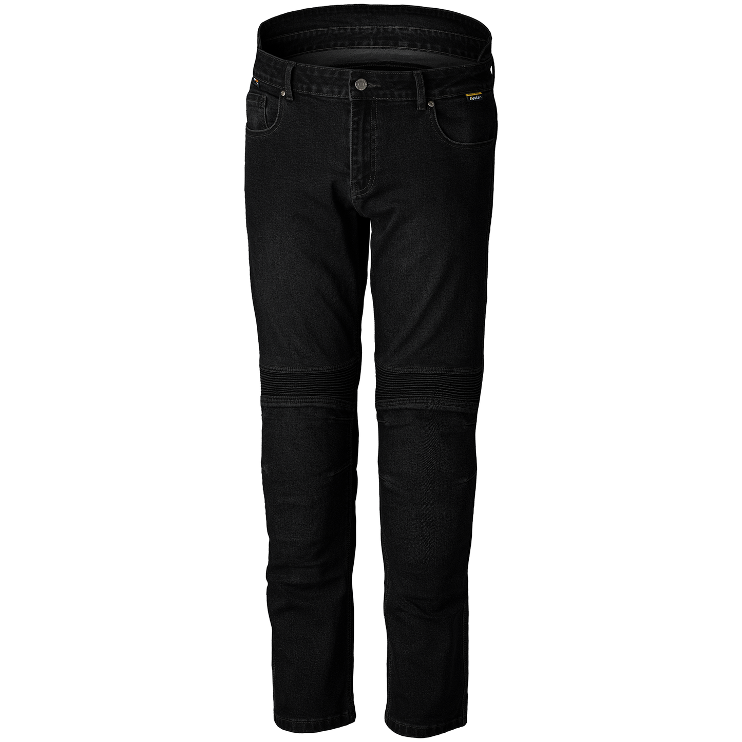 RST Tech Pro CE Mens AAA Textile Jeans (Short Leg) - Solid Black Denim