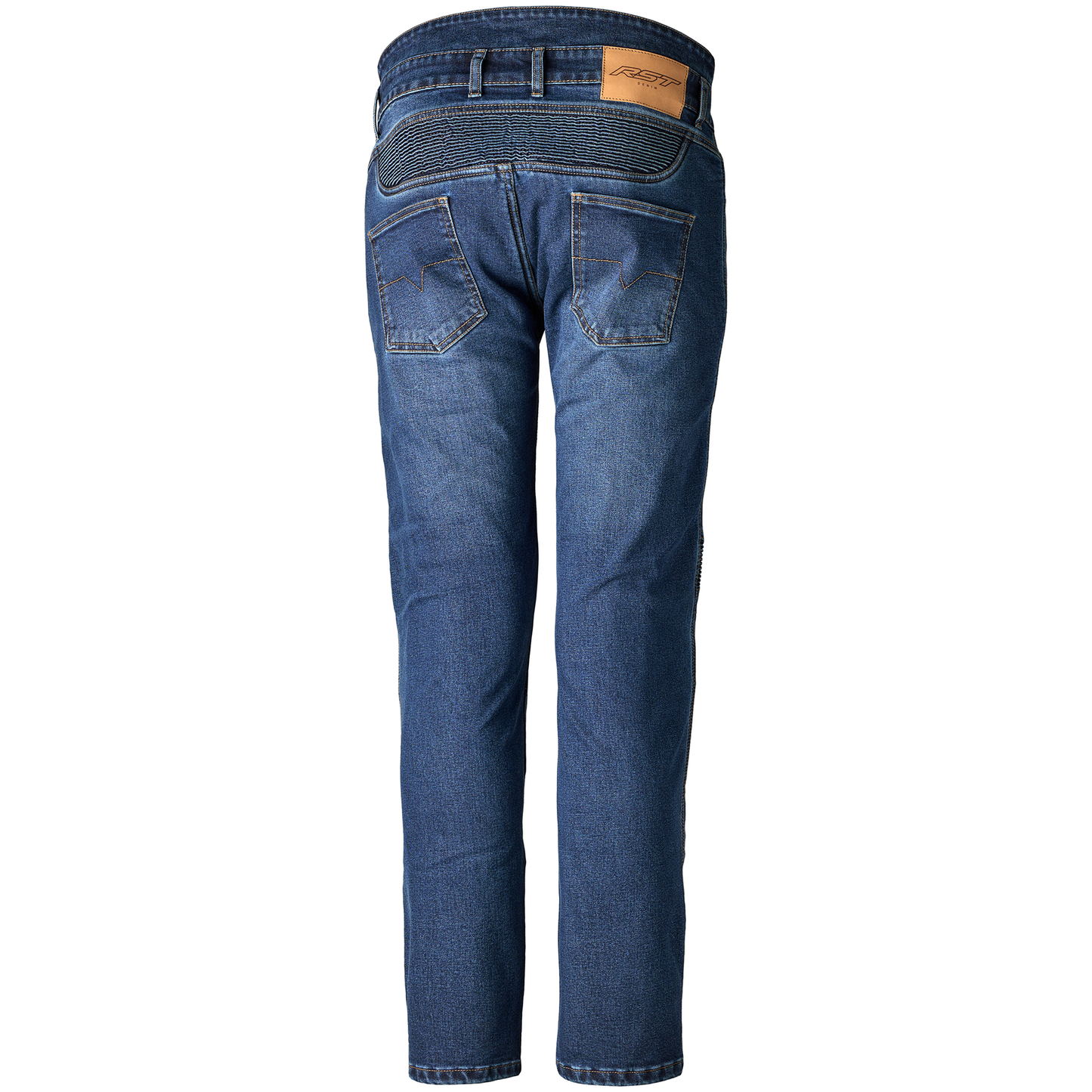 RST Tech Pro CE Mens AAA Textile Jeans (Short Leg) - Mid Blue Denim