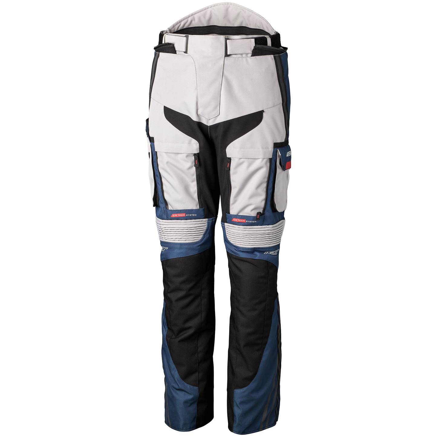 RST Pro Series Adventure-X CE Mens Textile Jean - Silver / Blue / Red