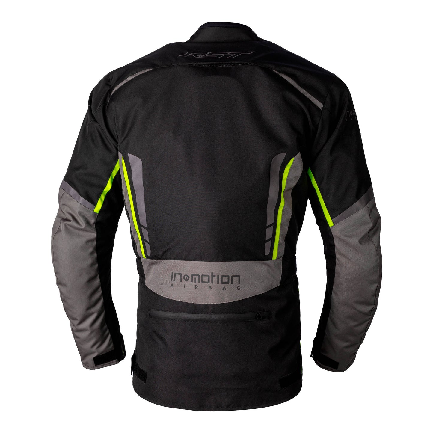 RST Axiom Plus Airbag CE Mens Textile Jacket - Fluo Yellow