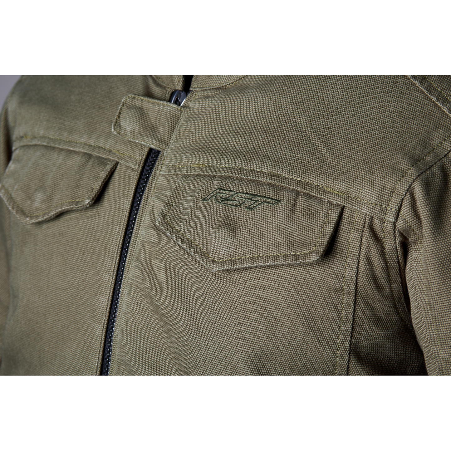 RST IOM TT Crosby 2 CE Mens Textile Jacket - Olive