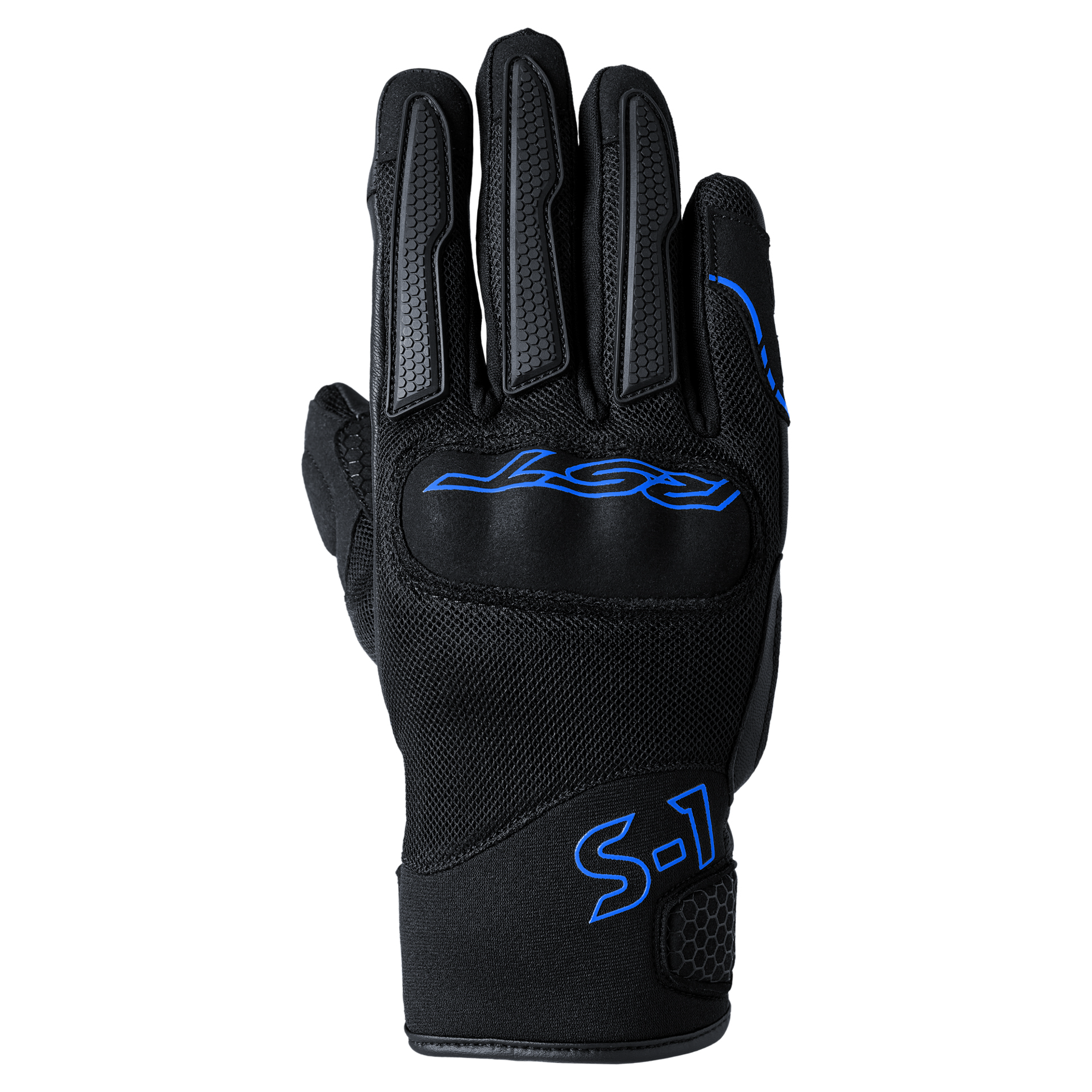 RST S1 Mesh CE Mens Glove - Black / Neon Blue