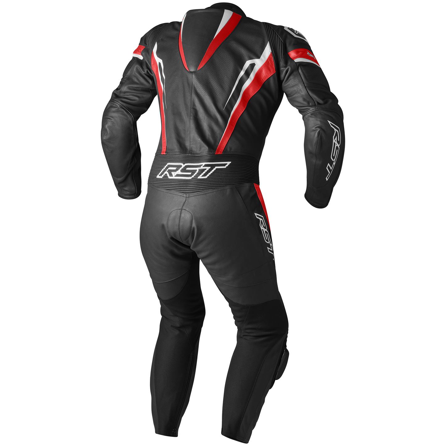 RST Tractech Evo 5 CE Mens Leather Suit - Red / Black / White