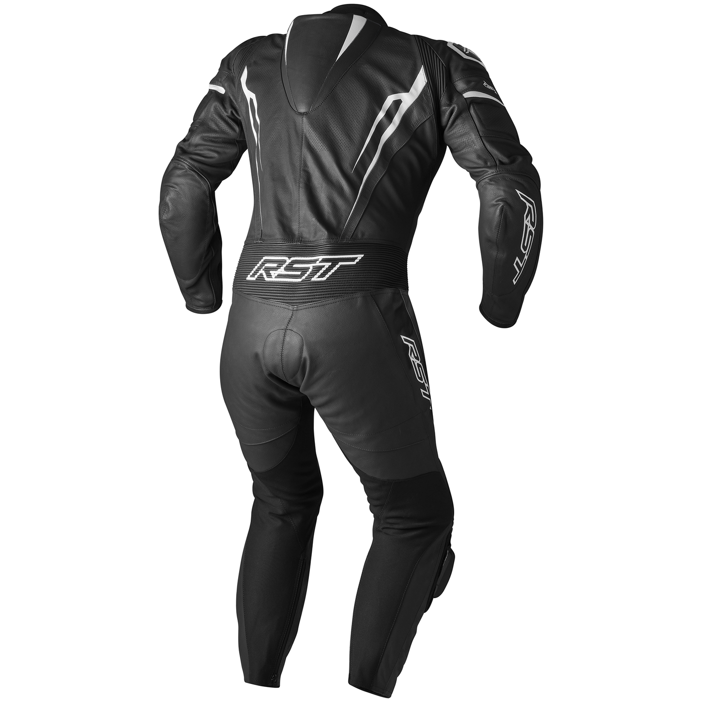 RST Tractech Evo 5 CE Mens Leather Suit - Black / White / Black