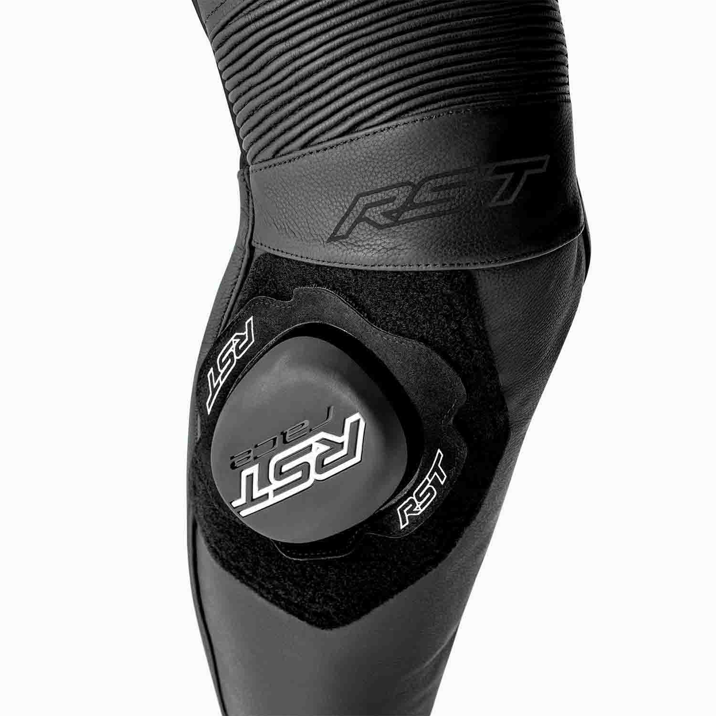 RST S1 D3O Leather Suit - Black / Black / Black