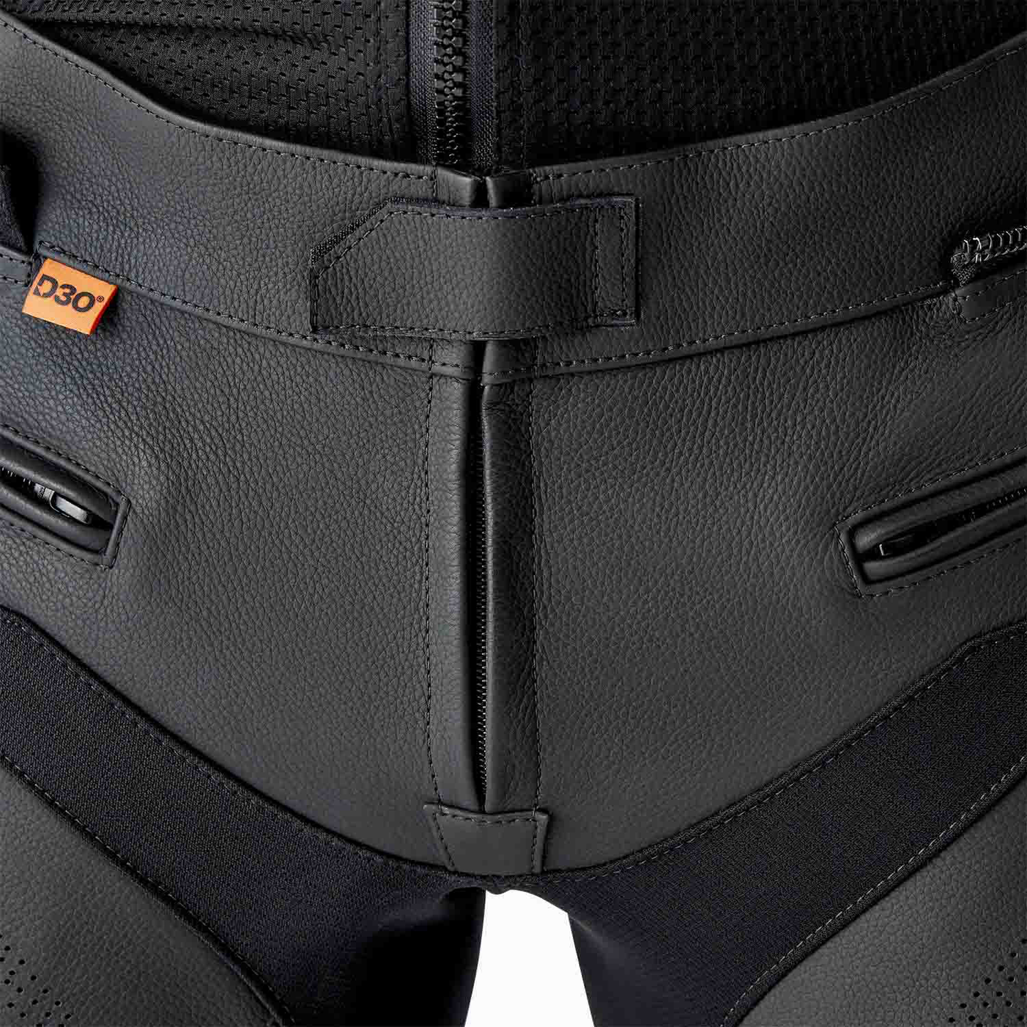 RST S1 Mesh D3O Leather Jacket - Black / Black / Black