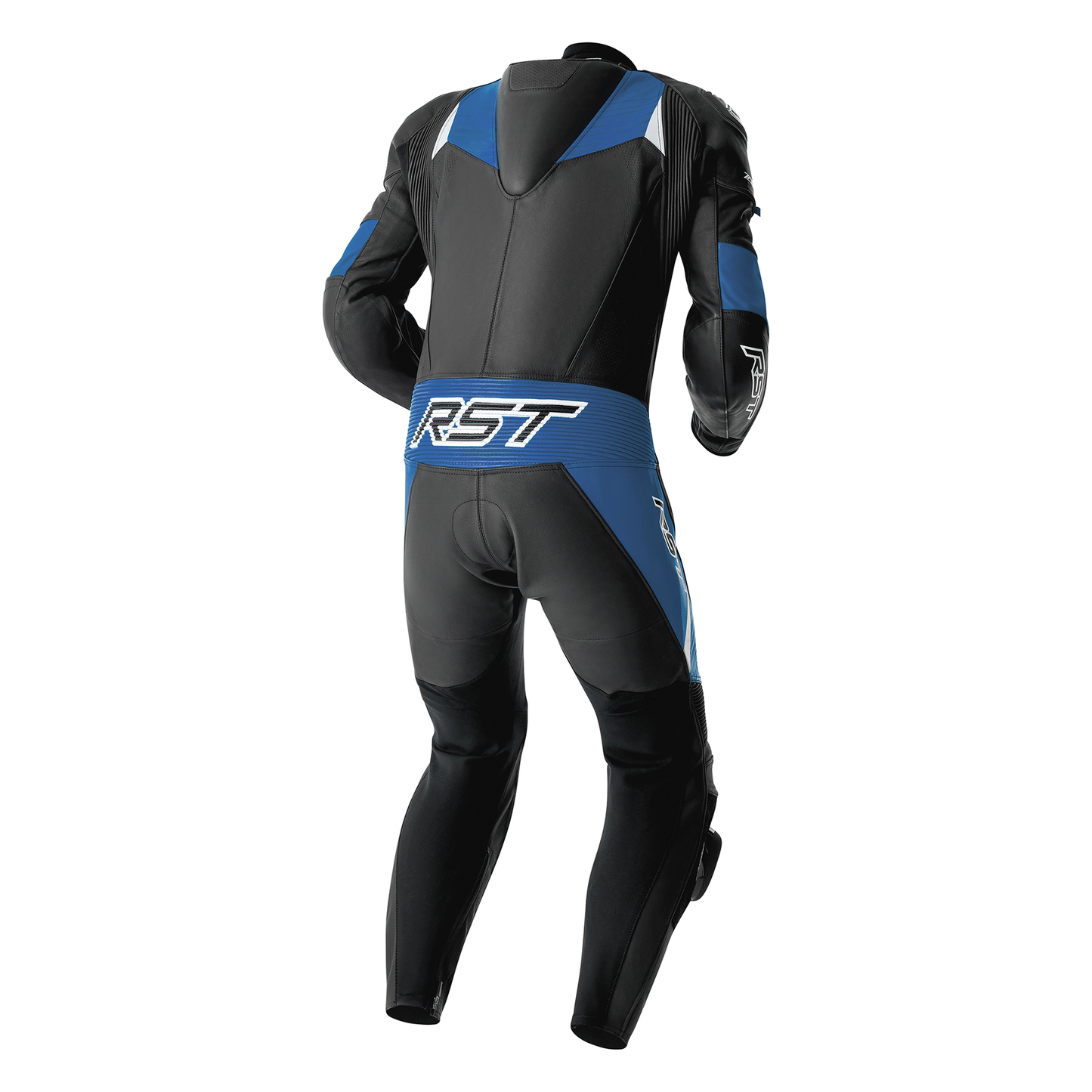 RST Tractech Evo D3O Leather Suit - Black / Blue
