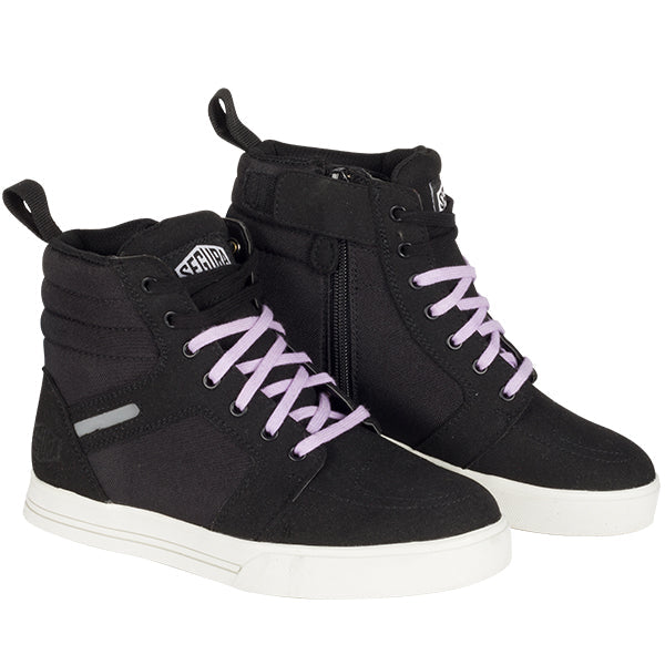 Segura Santana Ladies Waterproof Sneakers - Black / Lilac