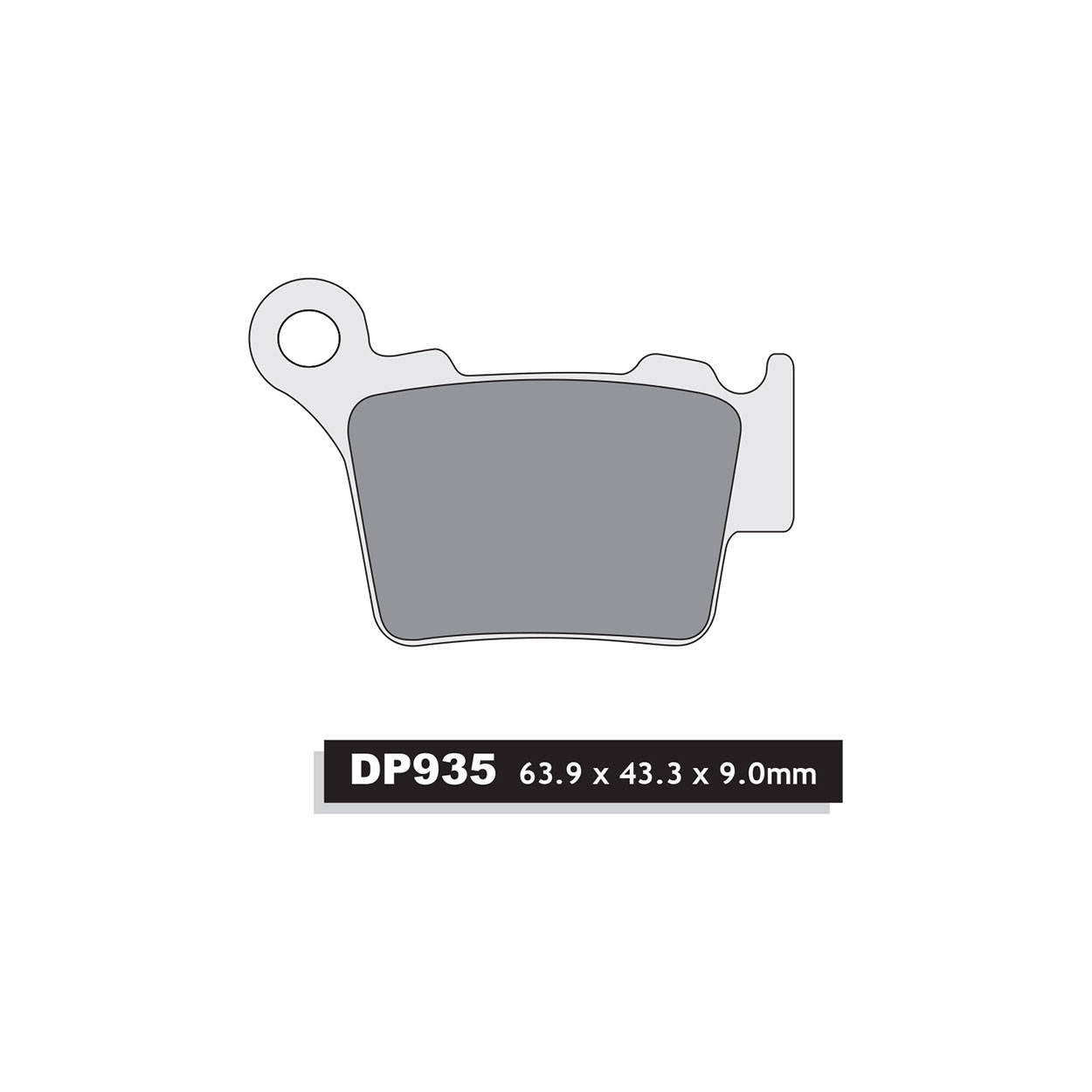 dp brakes Brake Pads Standard DP935