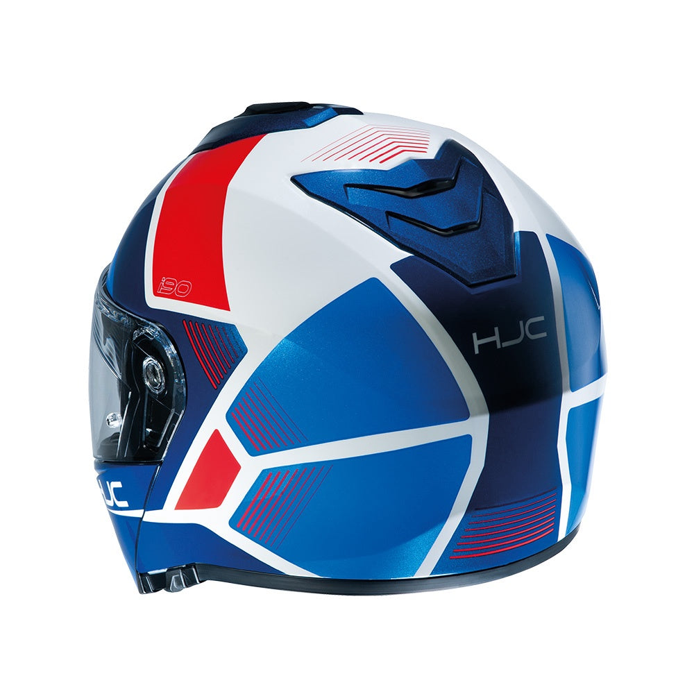 HJC I90 Flip Front Helmet - Hollen Red / White / Blue