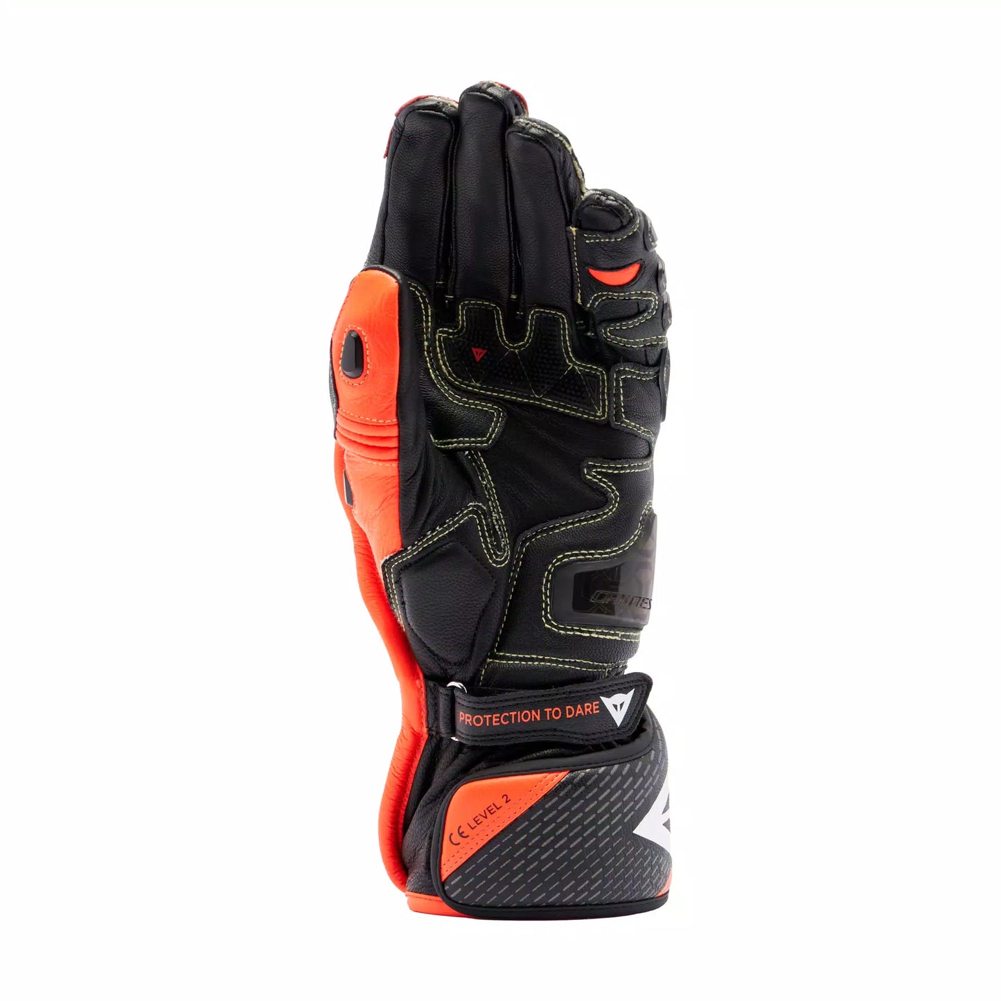 Dainese Full Metal 7 Gloves - Black / Fluo Red