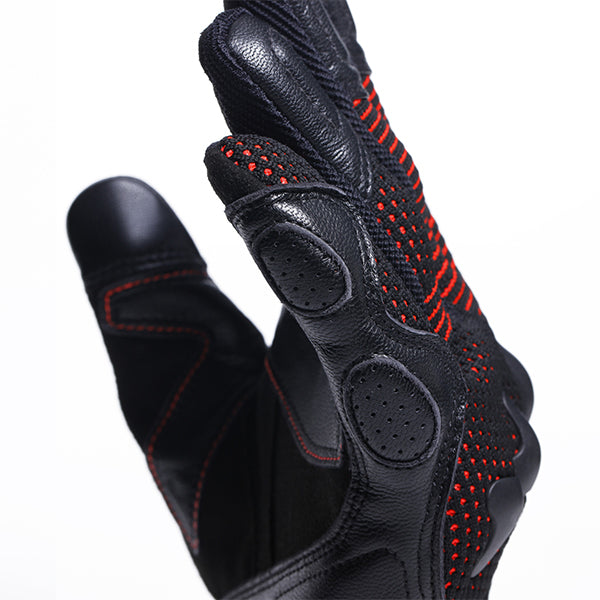 Dainese Unruly Ergo Tek Gloves - Black / Fluo Red