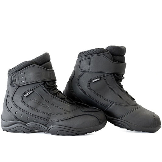Richa Slick Waterproof Short Boots - Black / Black
