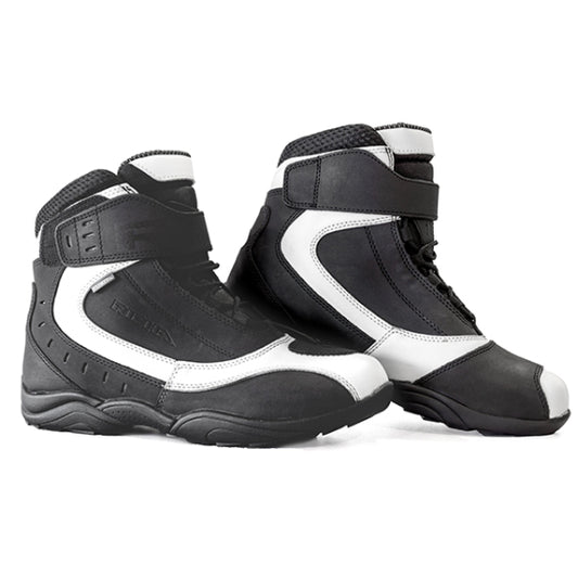 Richa Slick Waterproof Short Boots - Black / White