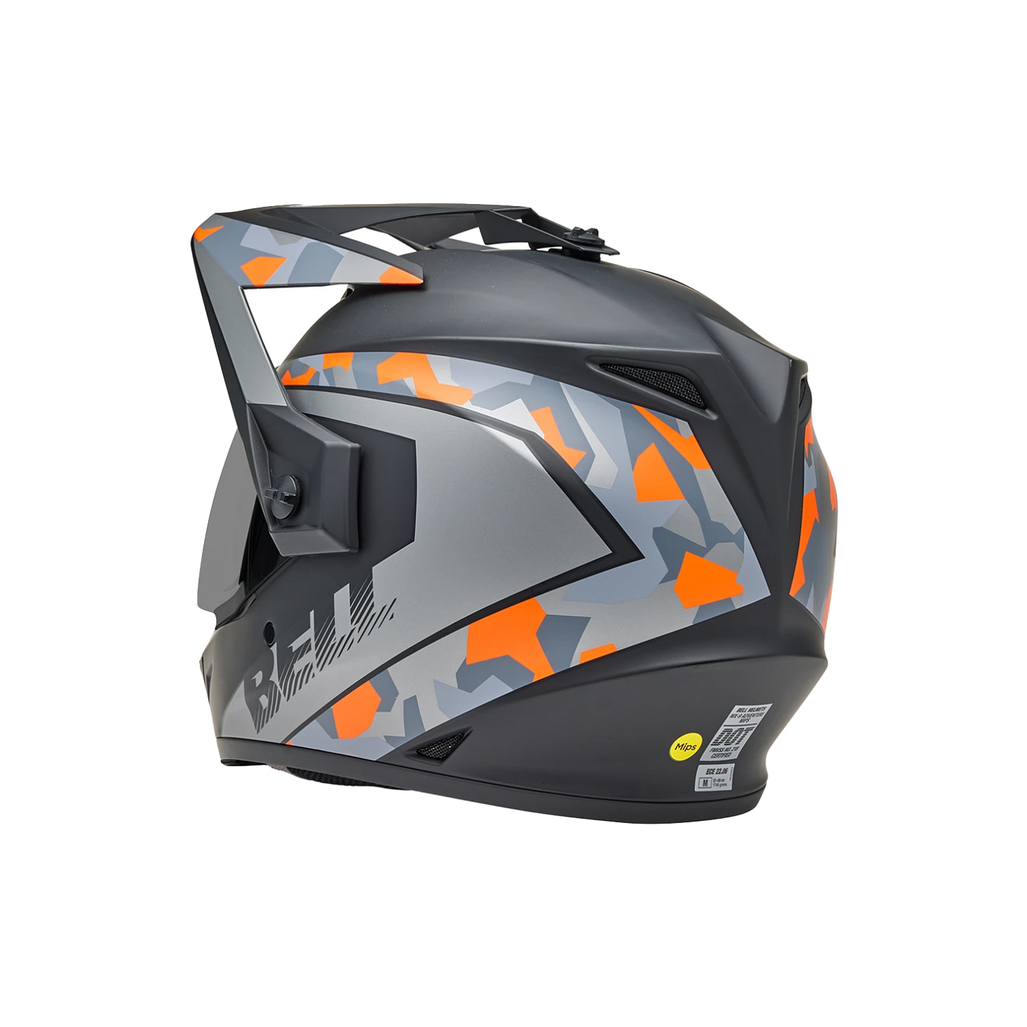 Bell MX-9 Adventure Mips Mesa - Matt Black / Orange Camo