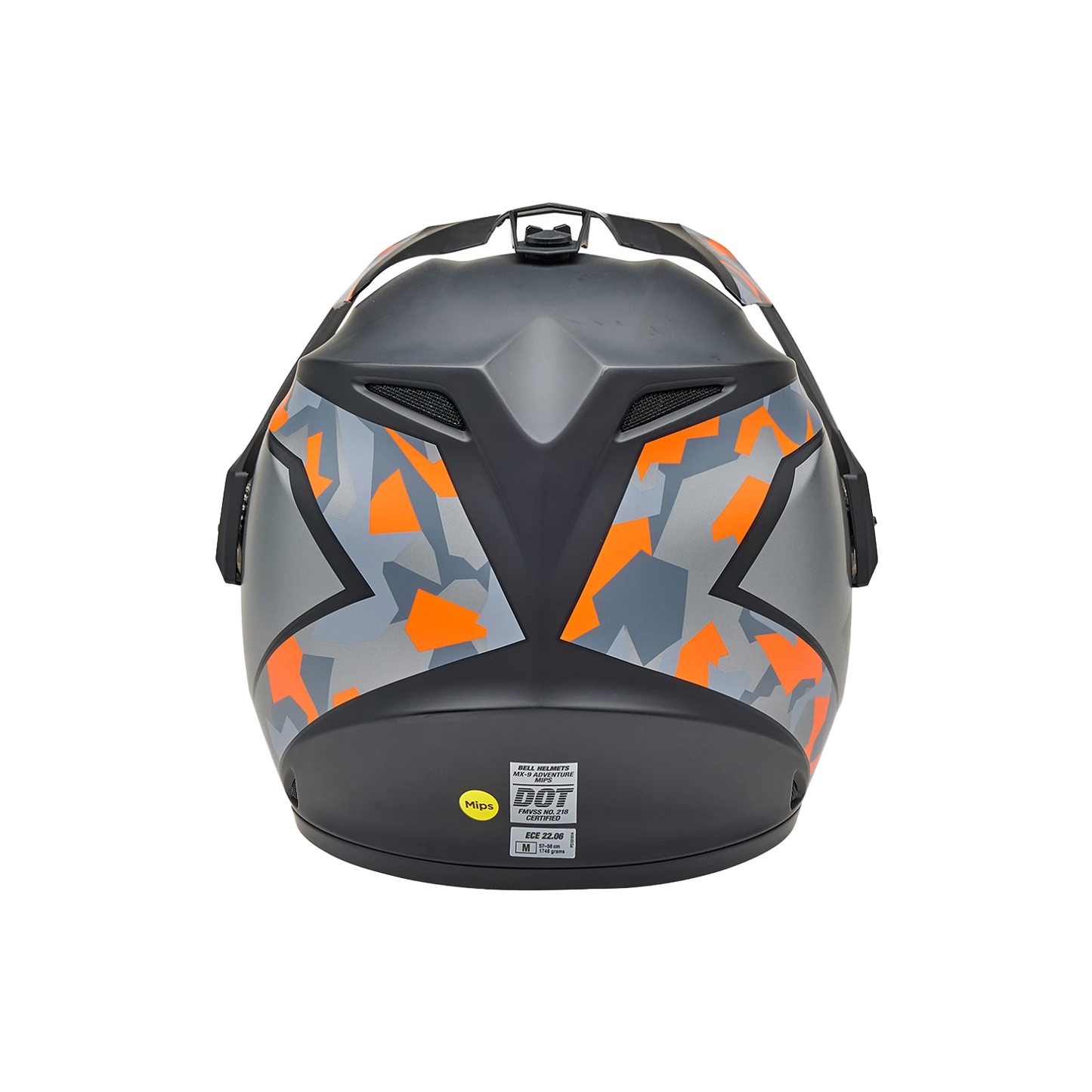 Bell MX-9 Adventure Mips Mesa - Matt Black / Orange Camo