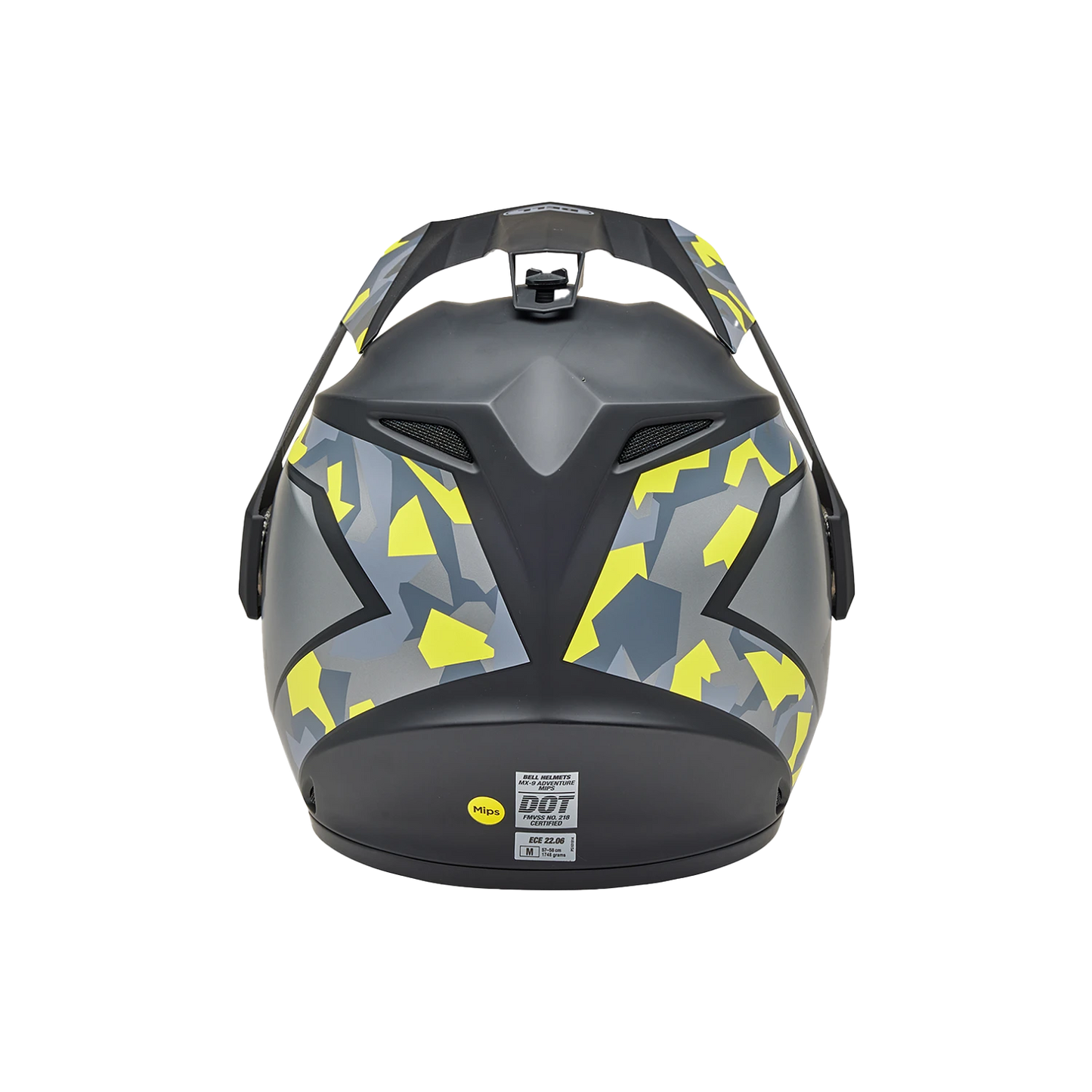 Bell MX-9 Adventure Mips Mesa - Matt Black / Yellow Camo