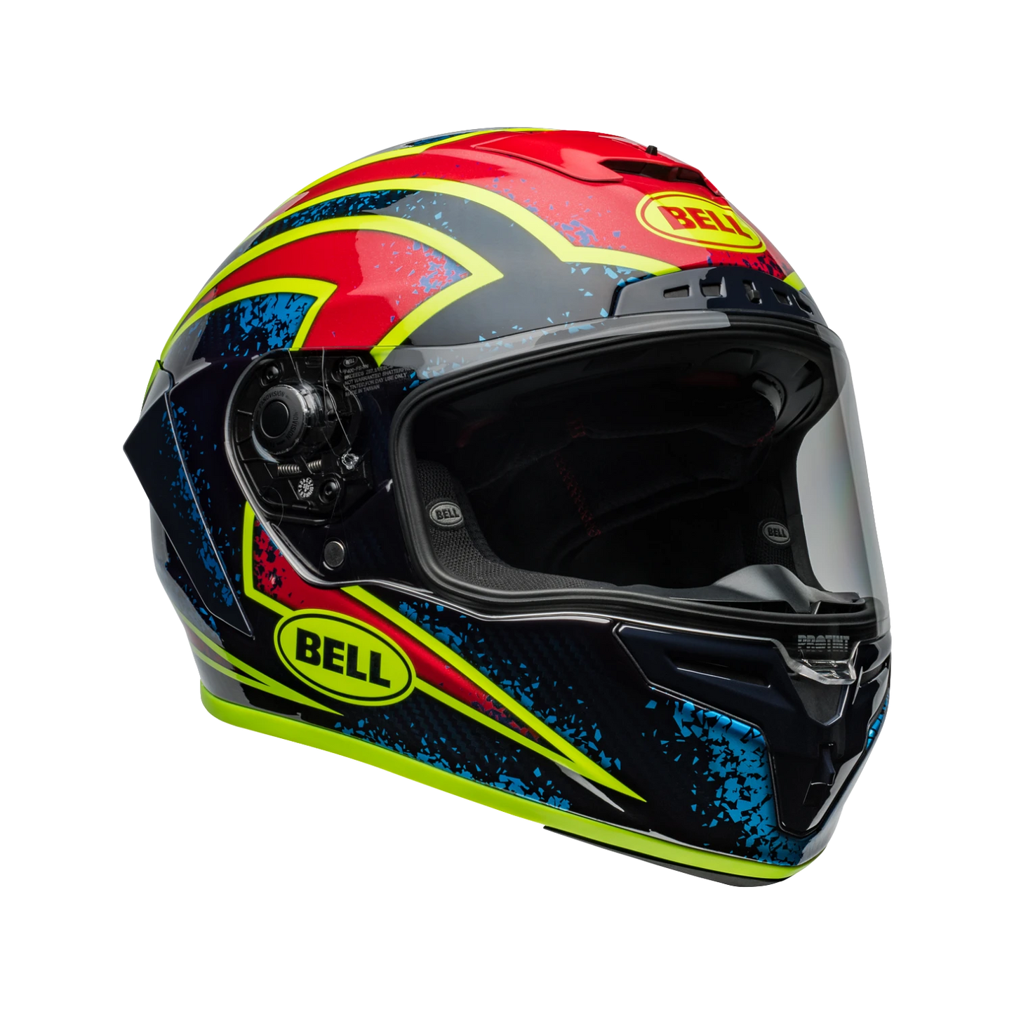 Bell Racestar Flex DLX Xenon - Gloss Blue / Retina