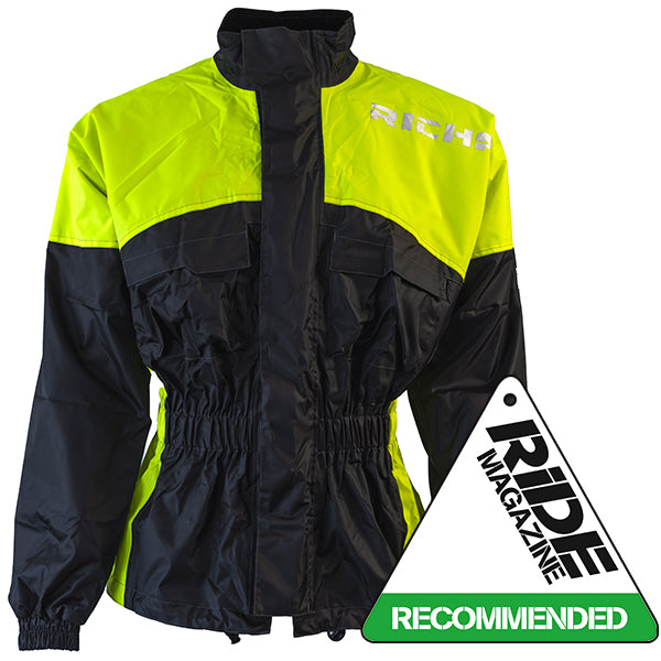 Richa Rain Warrior Jacket Black / Fl Yell