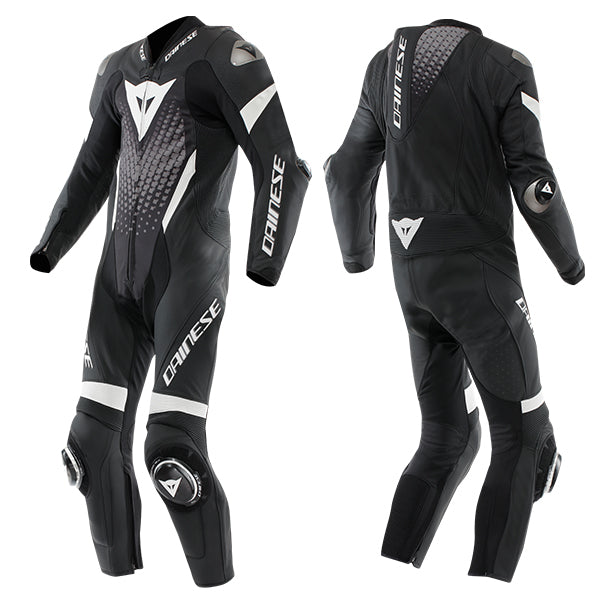 Dainese Laguna Seca 6 Perforated 1 Piece Suit - F13 Black / White / Anthracite