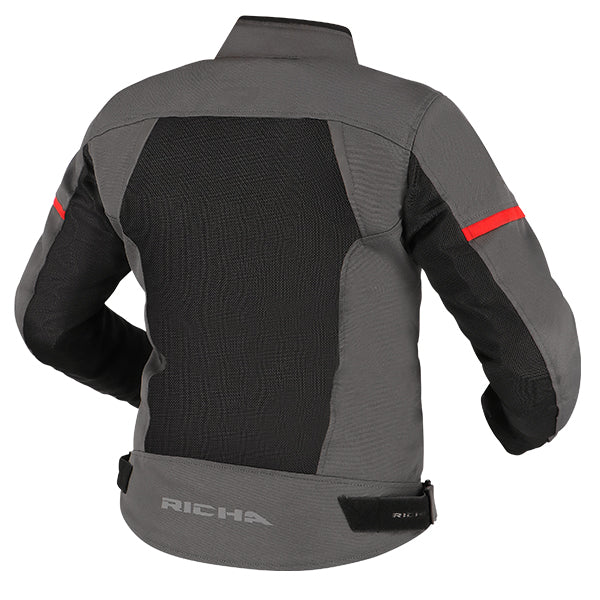 Richa Auyan Waterproof Jacket Ladies Black / Grey / Red