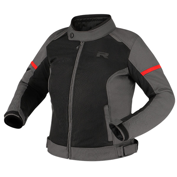 Richa Auyan Waterproof Jacket Ladies Black / Grey / Red