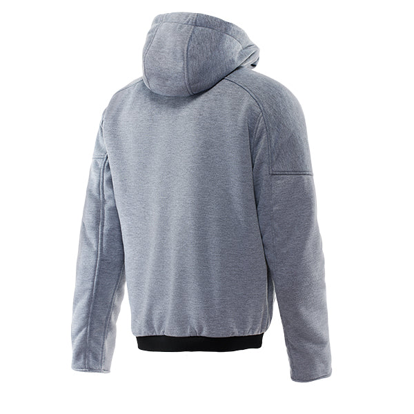 Dainese Bovisa Safety Hoodie Zip - Grey / Melange / Black