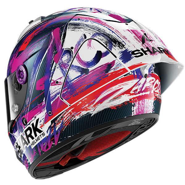 Shark Aeron-GP FIM Zarco Sign DWV - Blue / Purple / Red