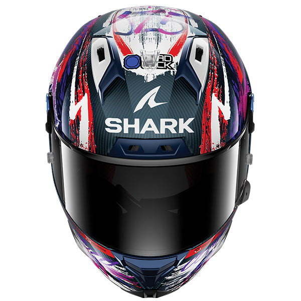 Shark Aeron-GP FIM Zarco Sign DWV - Blue / Purple / Red