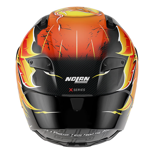 Nolan X-804 RS Replica Iannone 368 - Carbonio / Rosso / Arancione / Giallo