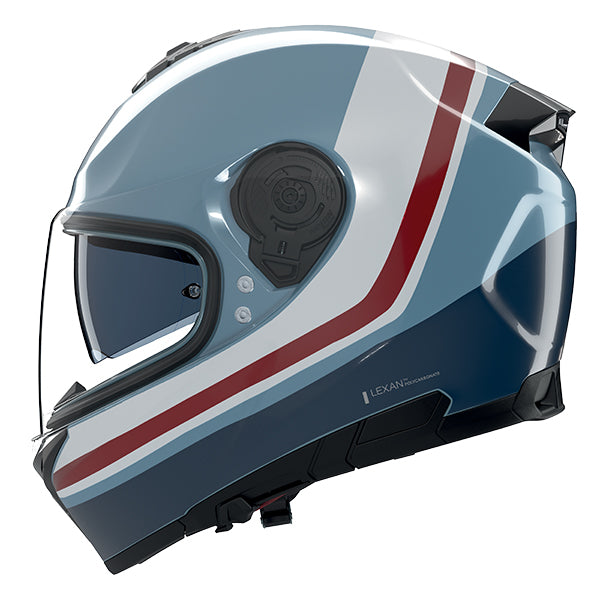 Nolan N80-8 Incline 352 - Blu Grigio / Blu Profondo / Bianco / Rosso