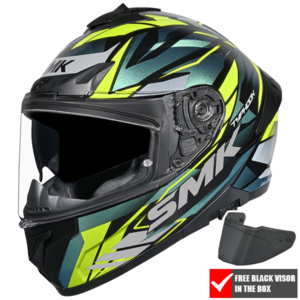 SMK Typhoon Rival GL254C - Green / Yellow