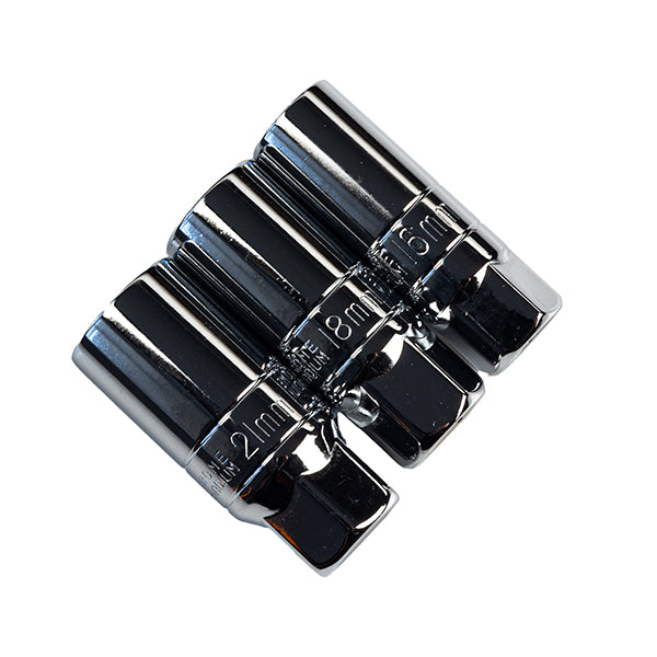 Riderr Socket Set 16mm / 18mm / 21mm - Silver