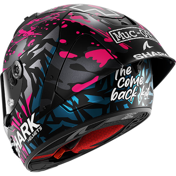 Shark Aeron-GP FIM 2 Redding KVB - Black / Pink