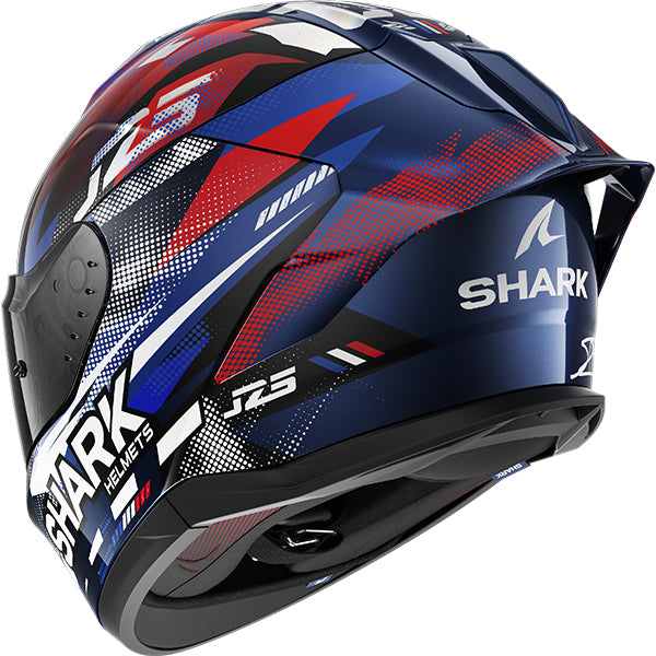 Shark Skwal Cup Zarco GP De France BUR - Blue / Chrome / Red