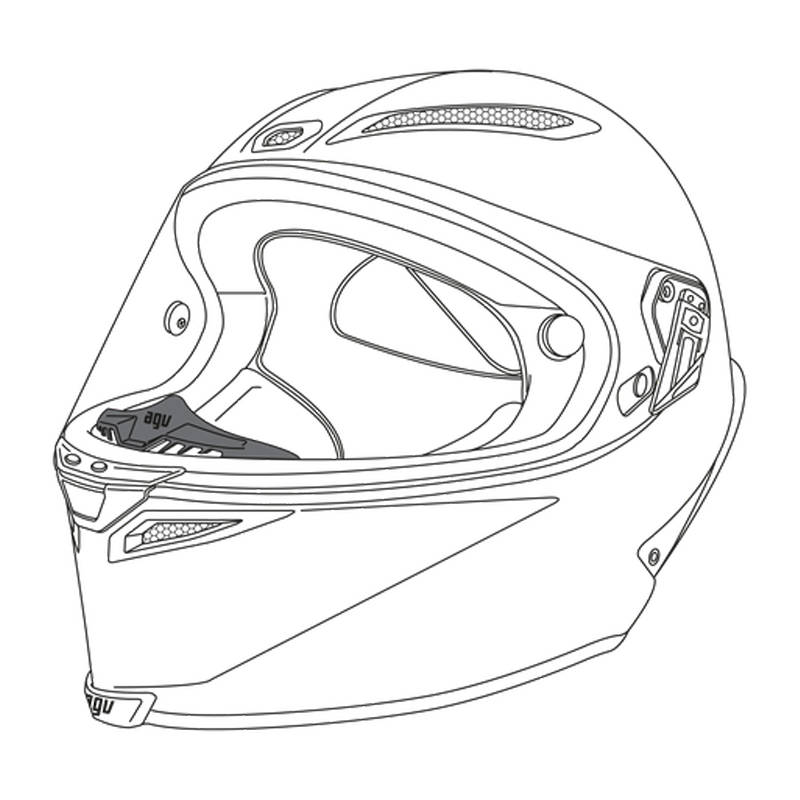 AGV Pista GP-R Breath Deflector