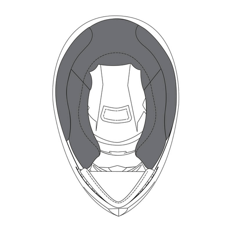 AGV K3 Cheek Pad - Grey