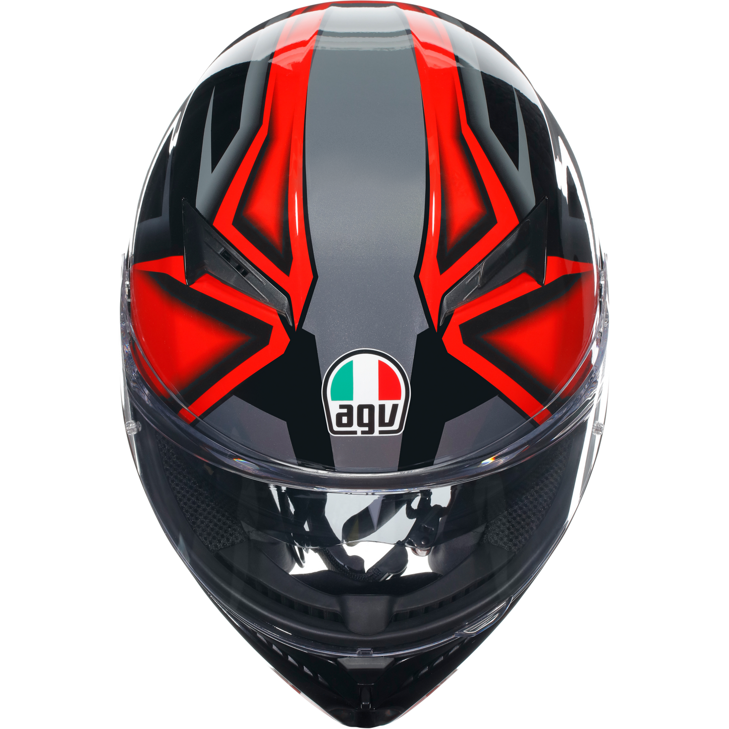 AGV K3 Compound ECE 22.06 - Black / Red