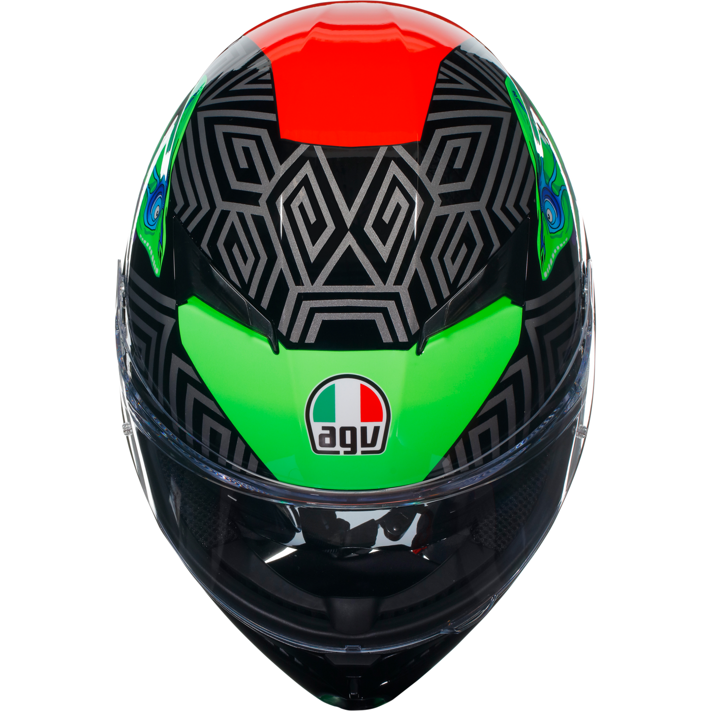 AGV K3 Kamaleon ECE 22.06 - Black / Red / Green
