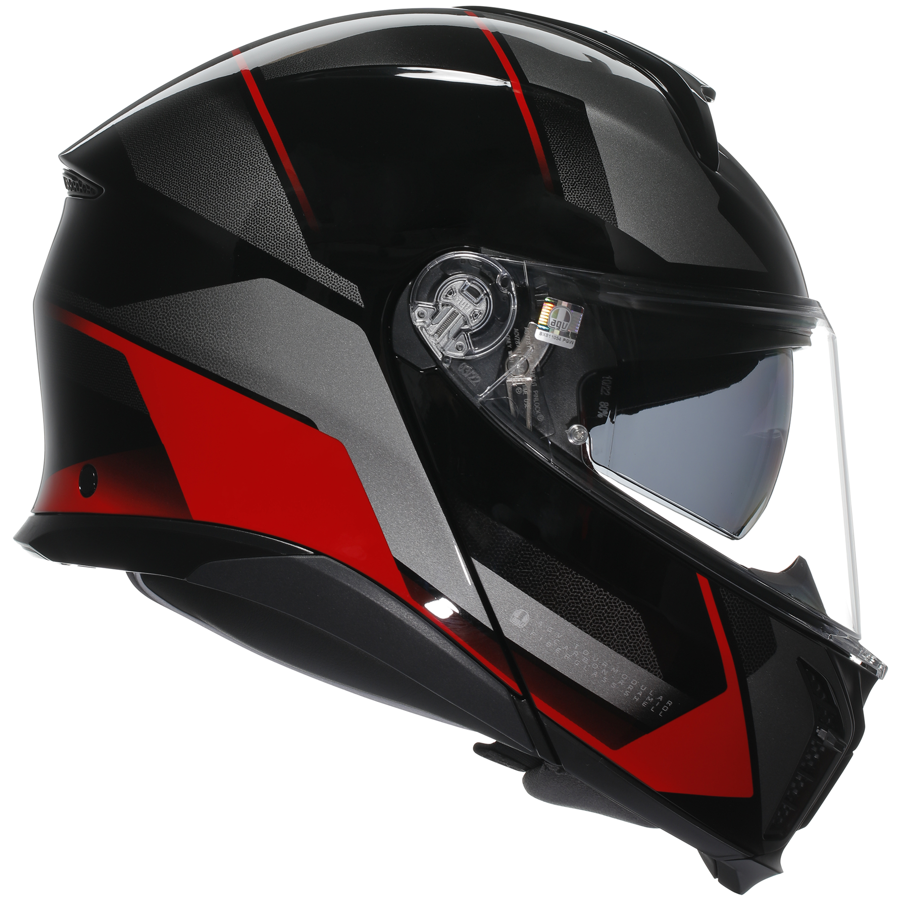 AGV Tour Modular Perception - Black / Red